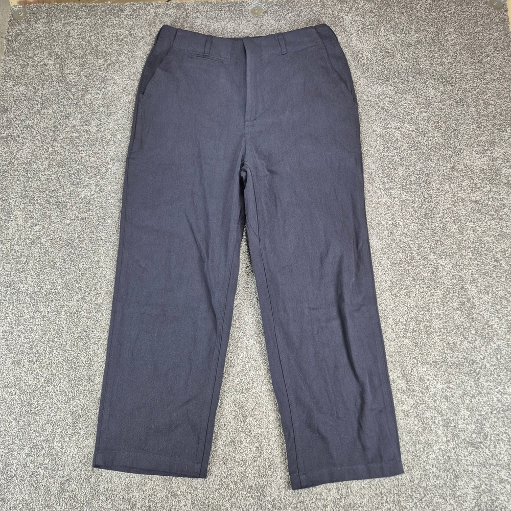 HAVEHAD Everday‎ Officer Chino Pants Mens Size 2 (32x26.5) Navy Blue Cotton